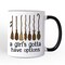 A Girl’s Gotta Have Options Witch Mug, Funny Halloween Broomstick Gift for Witches